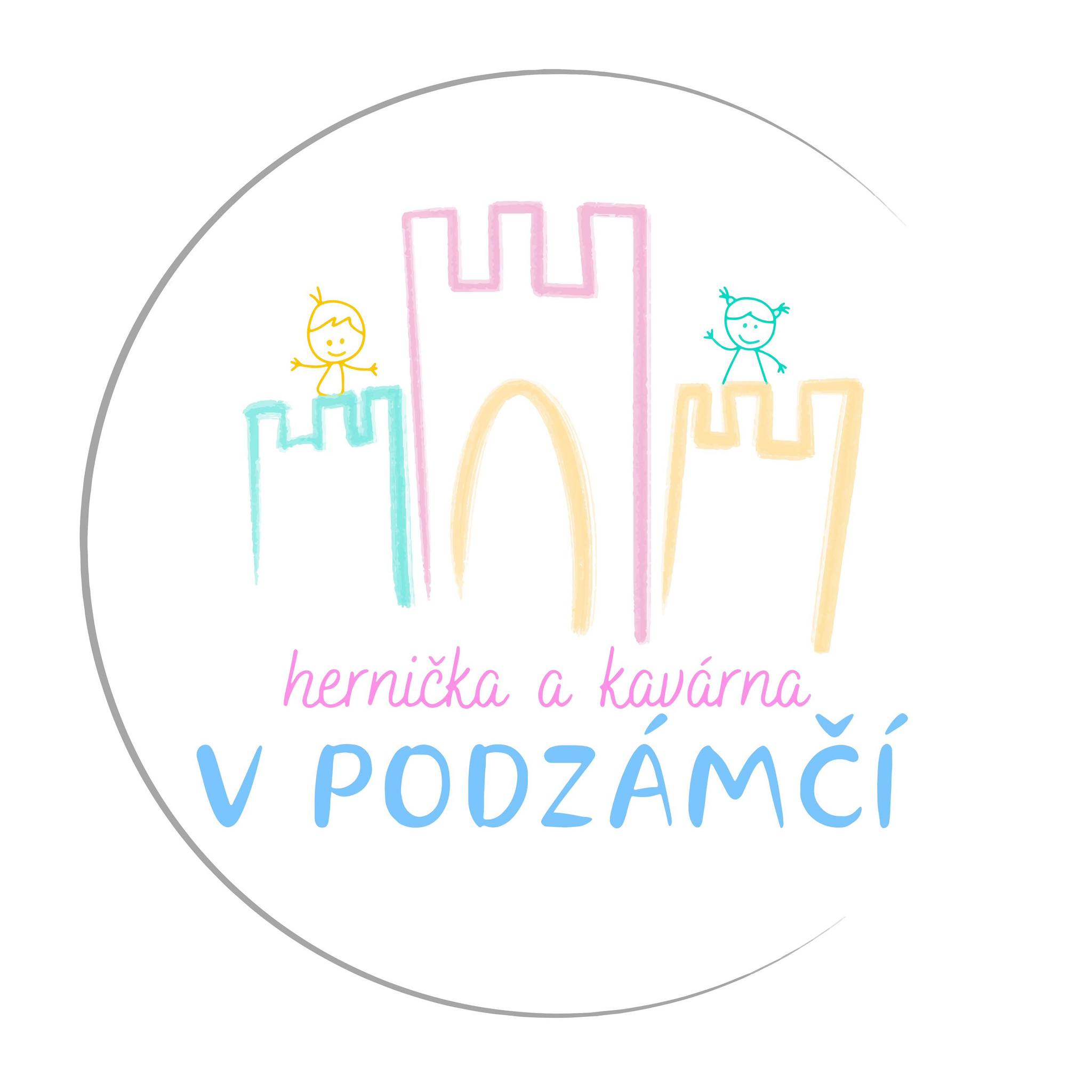 Hernička a kavárna V Podzámčí — logo
